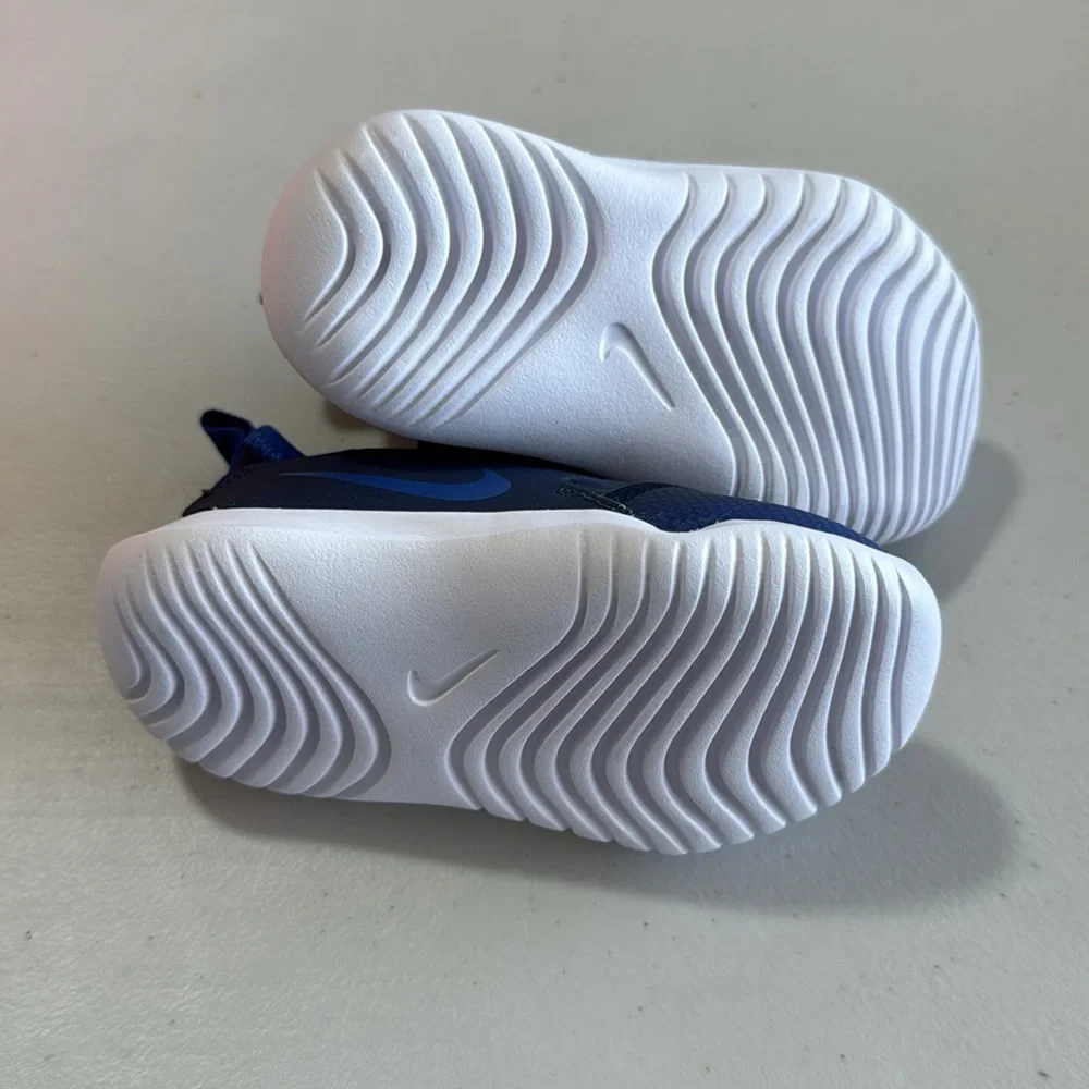 Nike Toddler Flex Runner Blue Slip-On Shoes Size 6c - Picture 4 of 6